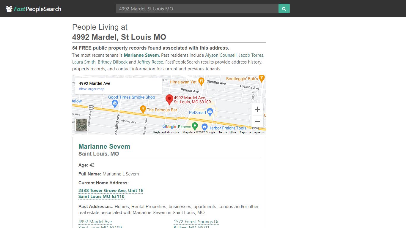 People Living at 4992 Mardel St Louis MO - FastPeopleSearch